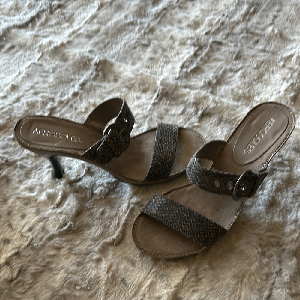 Aerosoles Women's Brown Heeled Sandals